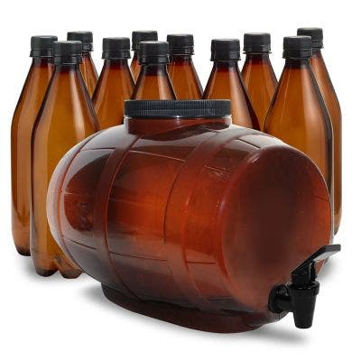2 Gallon Fermenter & 740mL Bottling System Bundle Pack
